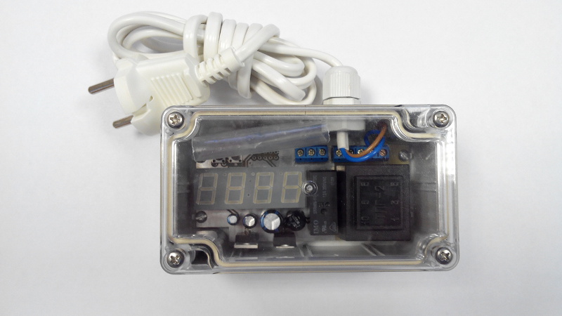 Электронный терморегулятор с цифровой индикацией (-50 +120) точность 1гр  220В