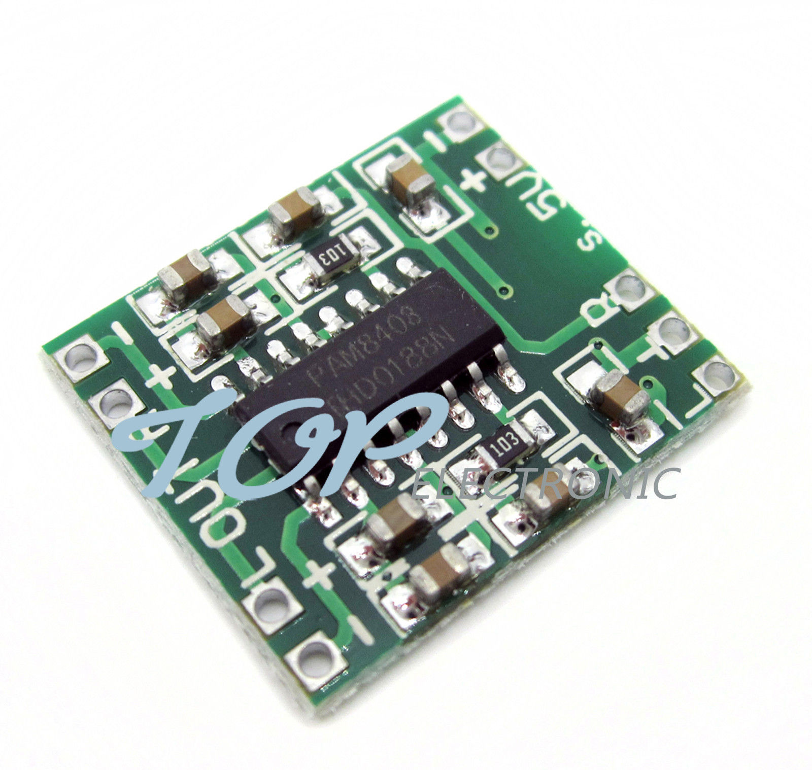 PAM8403 цифровой аудио усилитель мини  2х3W  питание 5V   (Arduino)