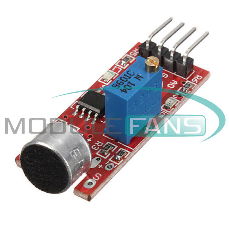 Датчик обнаружения звука ( микрофонный усилитель) для Arduino 5V