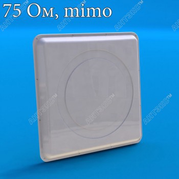 AGATA-F MIMO 2x2 F-Female. 75 Ом   широкополосная панельная антенна 4G/3G/2G (15-17 dBi)