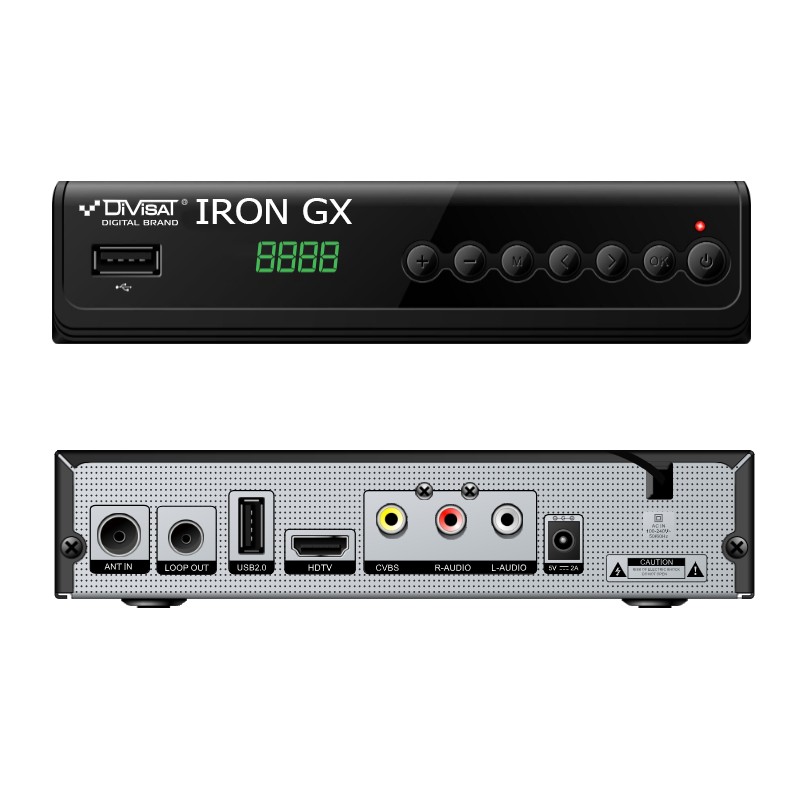 HOBBIT IRON GX DVB-T2/C  цифровой эфирный ресивер 
