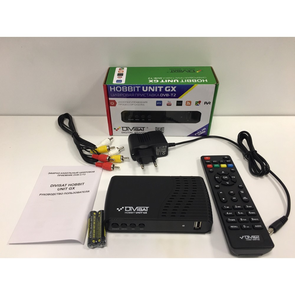 HOBBIT UNIT GX+  DVB-T/T2/C  цифровой эфирный ресивер