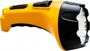 Feron Фонарь аккумуляторный, 7 LED DC, (свинцово-кислотная батарея), желтый
