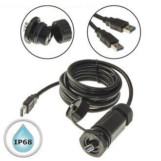 M25USBZ1-3.0G-1м кабель с разъемом USB IP68