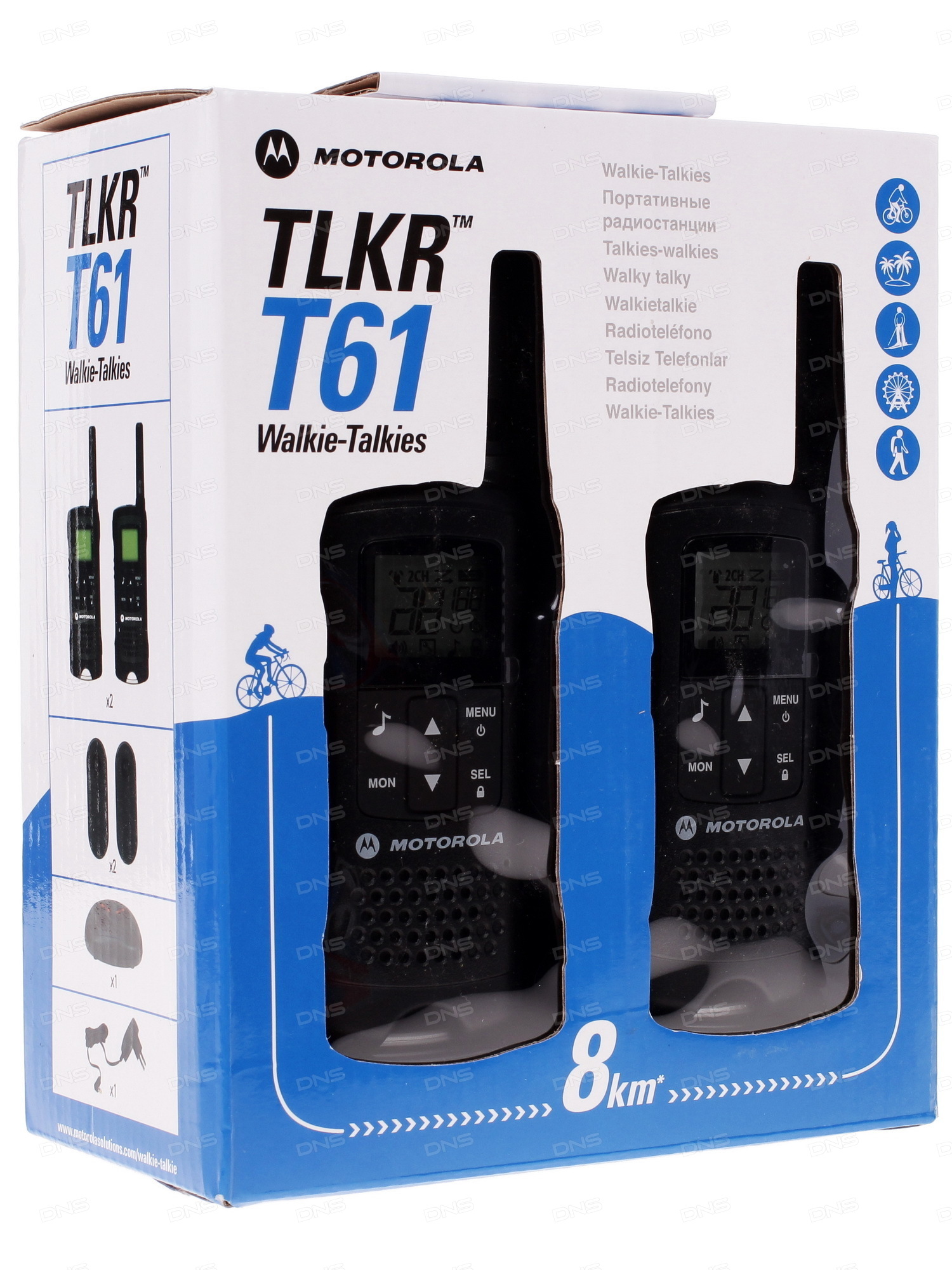 Безлицензионная рация Motorola TLKR-T61 (комплект 2 рации) 
