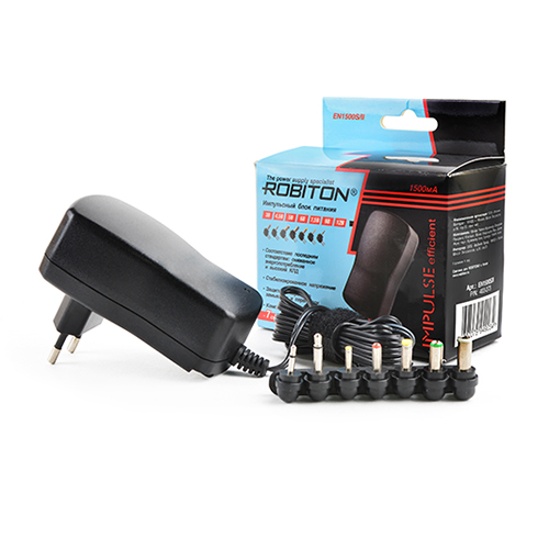 Robiton EN1500S/II, 1500мА импульсный  Адаптер/блок питания 