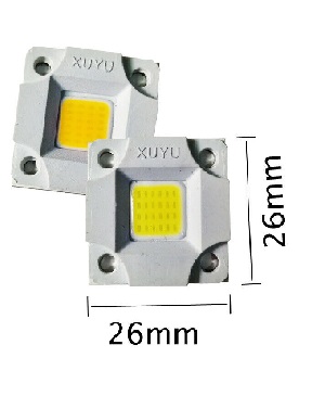LED-10W/220, модуль прожектора 10Вт 220В холодный белый 26мм/26мм